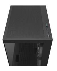 DEEPCOOL CG380-3F 3xARGB Fan PANORAMİK MİKRO-ATX SİYAH KASA - 4